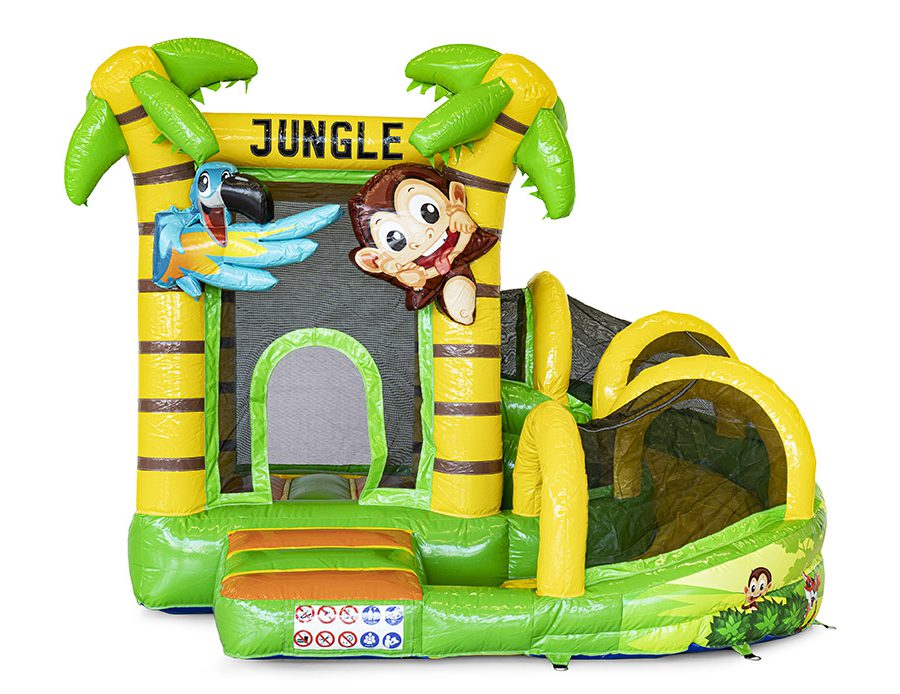 Jungle glijbaan springkussen